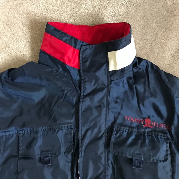 Tommy Hilfiger Jacket Size Large Vintage Spell Out - Picture 4 of 8